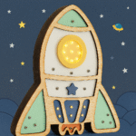 Veladora Cohete Espacial | NUHA Deco - Imagen 2