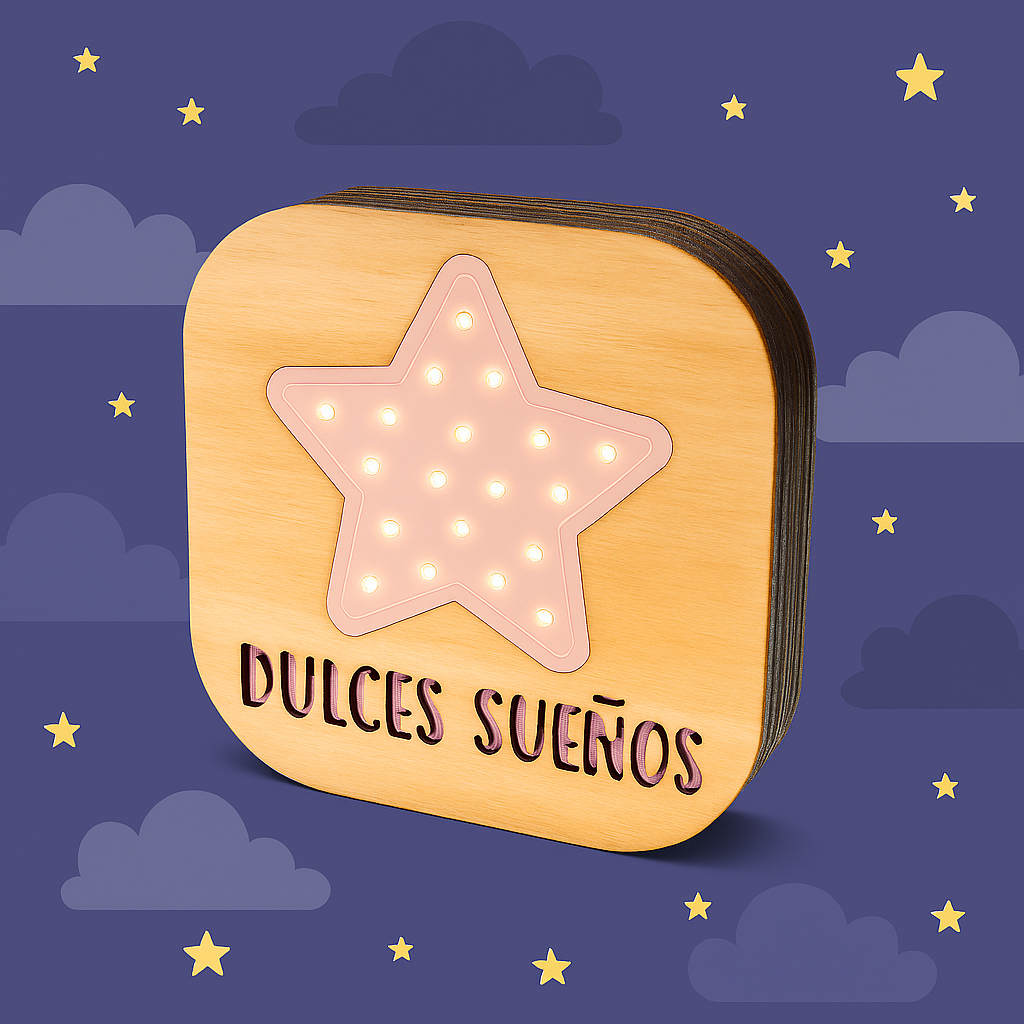 1ddb30fa-f82c-4d96-bb0f-cdbcbbaabc9d Veladora Infantil “Dulces Sueños” | Estrella – NUHA Deco - Imagen 2