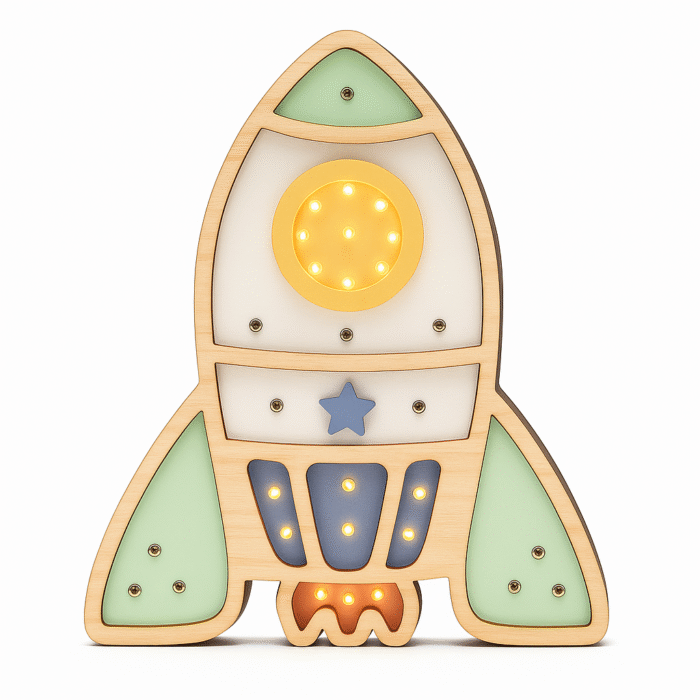 Veladora Cohete Espacial | NUHA Deco - Imagen 1