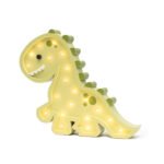 Veladora Dinosaurio de Madera | Luz Decorativa Infantil – NUHA Deco
