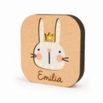 Veladora Pocket Bunny Queen - Personalizada | Luz Decorativa - Imagen 2